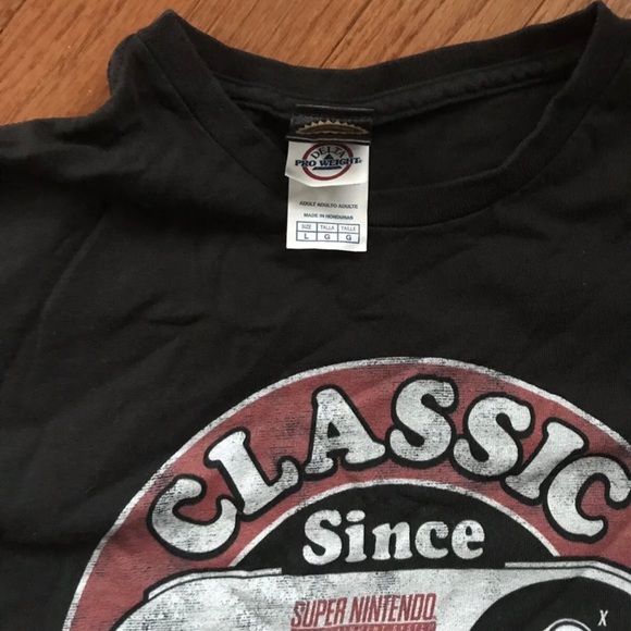 Nintendo SNES Super Nintendo T Shirt Classic Gamer 1991 - Picture 4 of 4